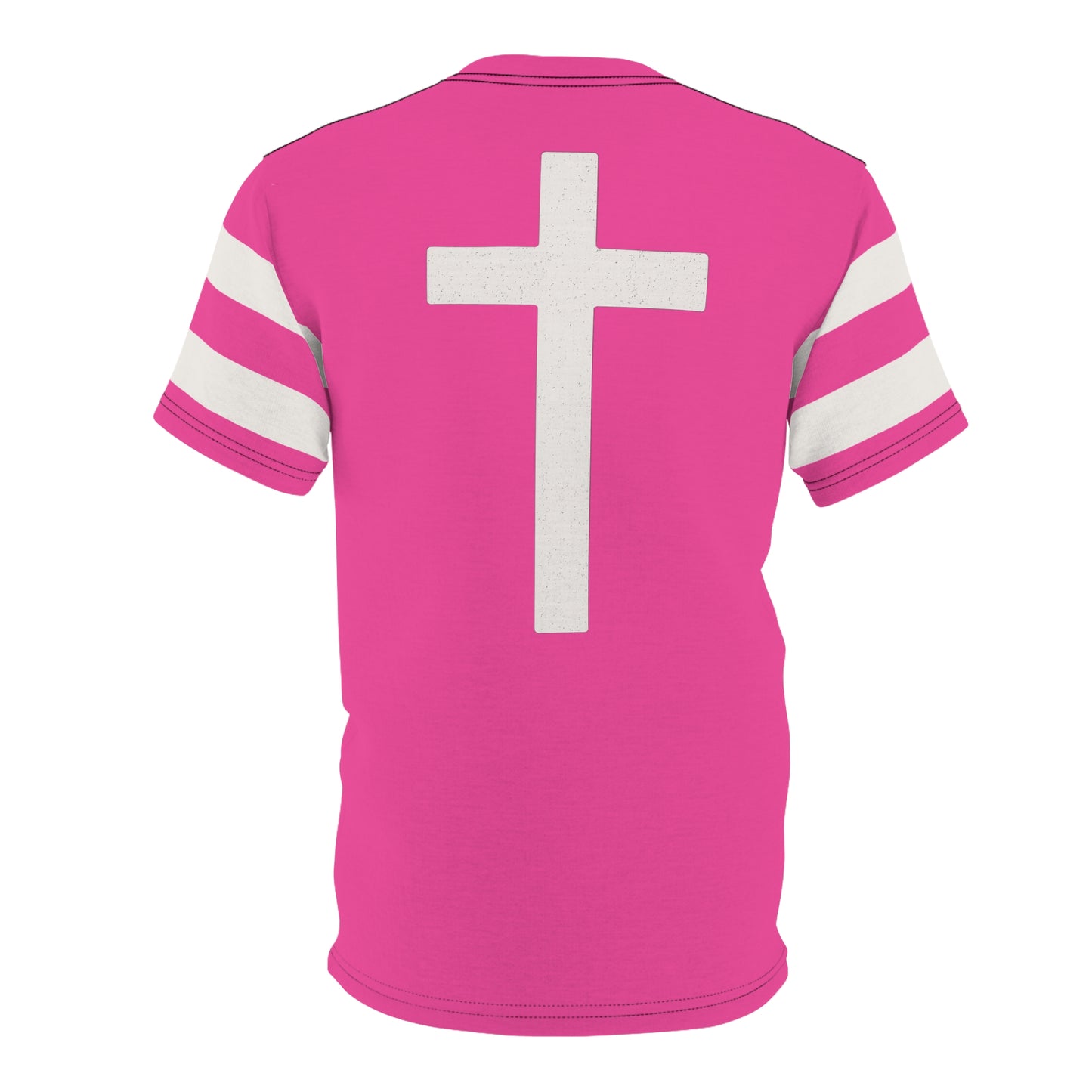 "Faith Overcomes Fear", Unisex Tee (Hot Pink)
