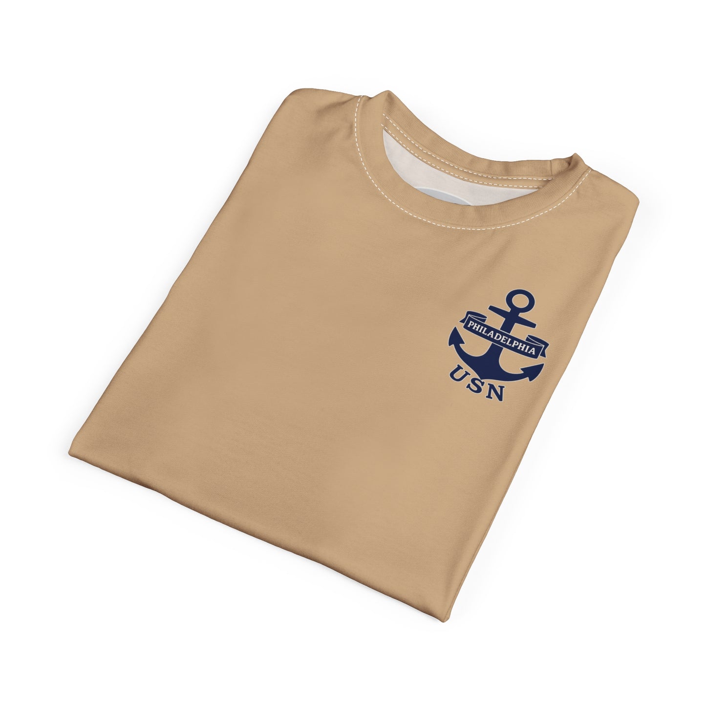 "USN Anchor", Unisex T-shirt (Sailor's Rope)