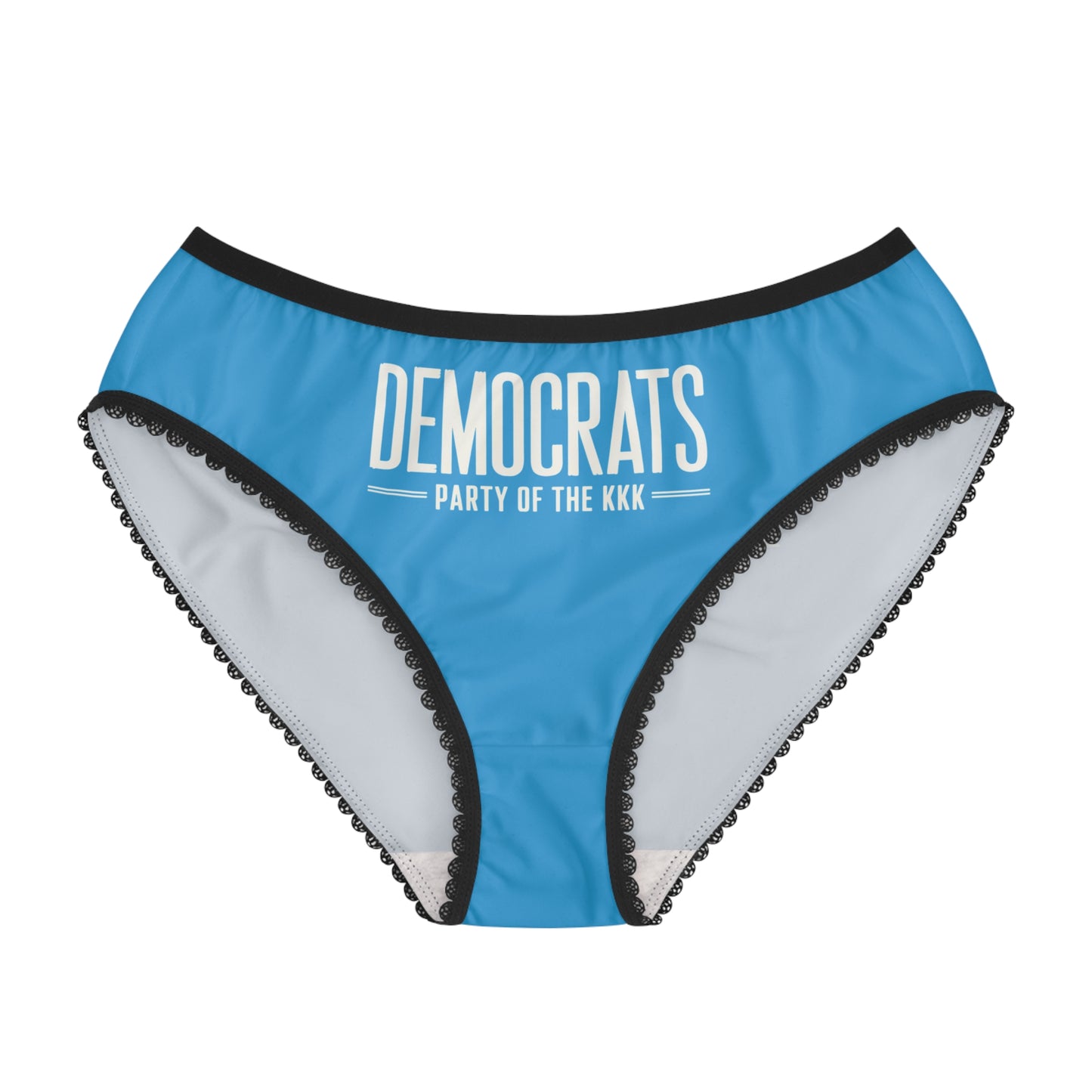 "Democrats - Party of the KKK", Women's Briefs (Democrat Blue)