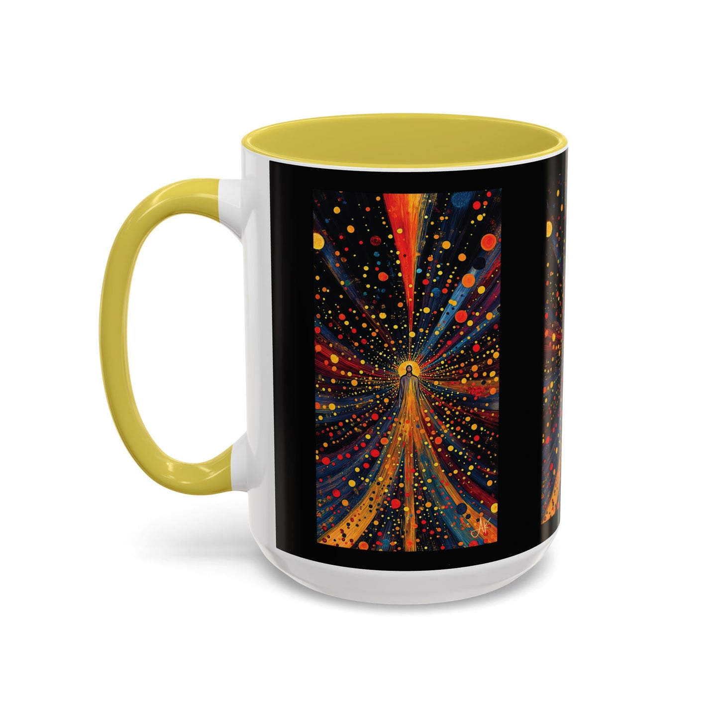"Illuminated by Grace - 2 Corinthians 4:6", Colorful Mugs (11oz & 15oz)
