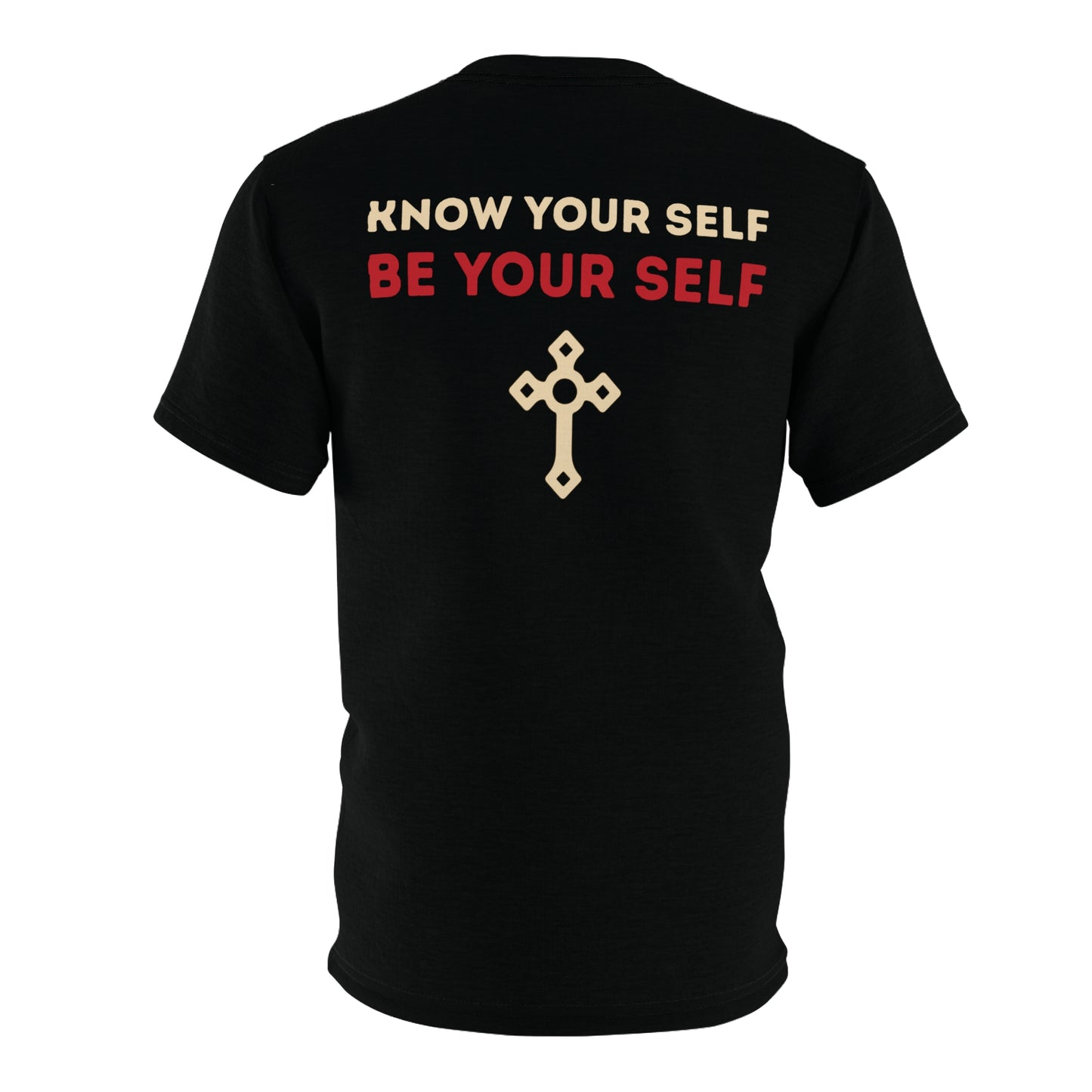 "Know Your Self", Unisex T-shirt (Obsidian Black)