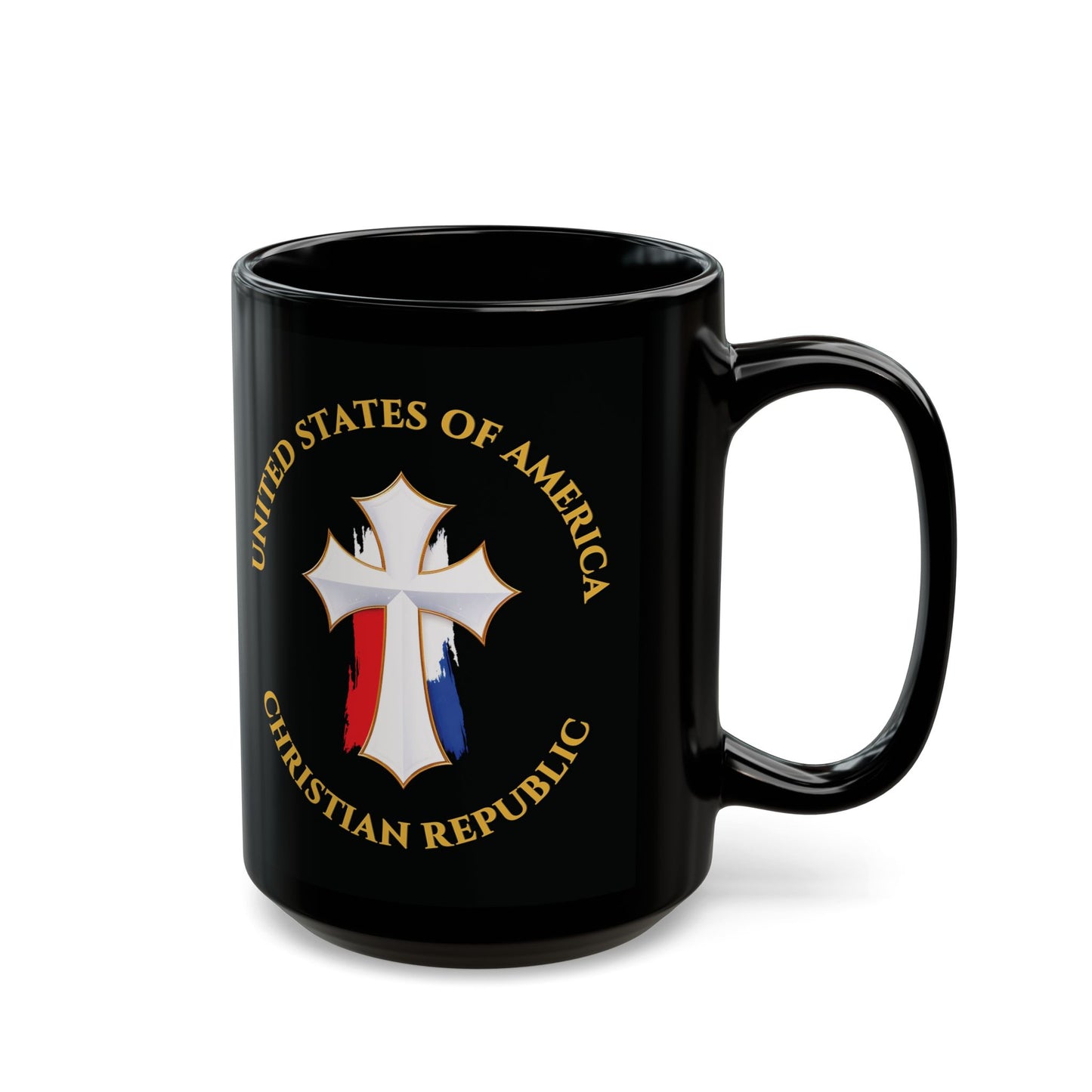 "USA Christian Republic" #12, Black Mug (11oz & 15oz)
