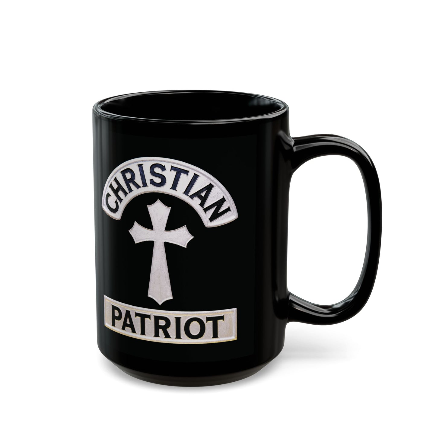 "Christian Patriot" #01, Black Mug (11oz & 15oz)