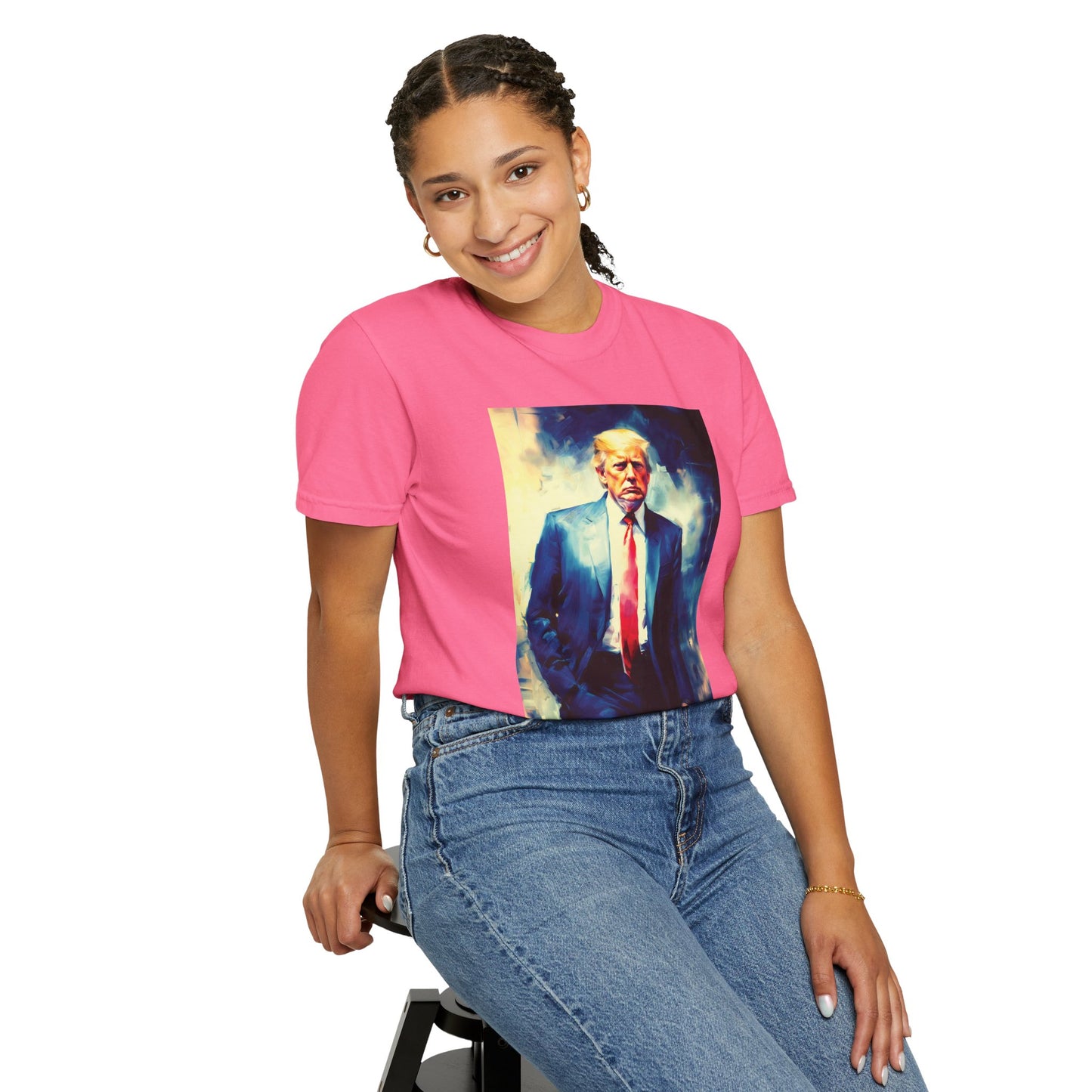 "Trump Portrait No. 6", Unisex T-shirt (Dark Colors)