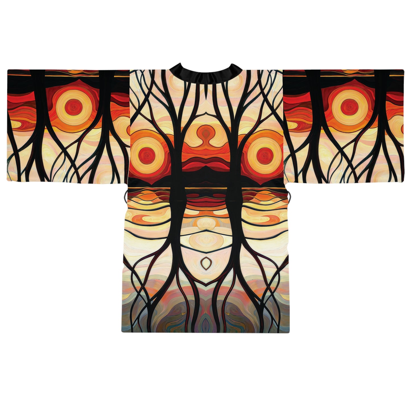 "Liminal Twilight", Long Sleeve Kimono Robe