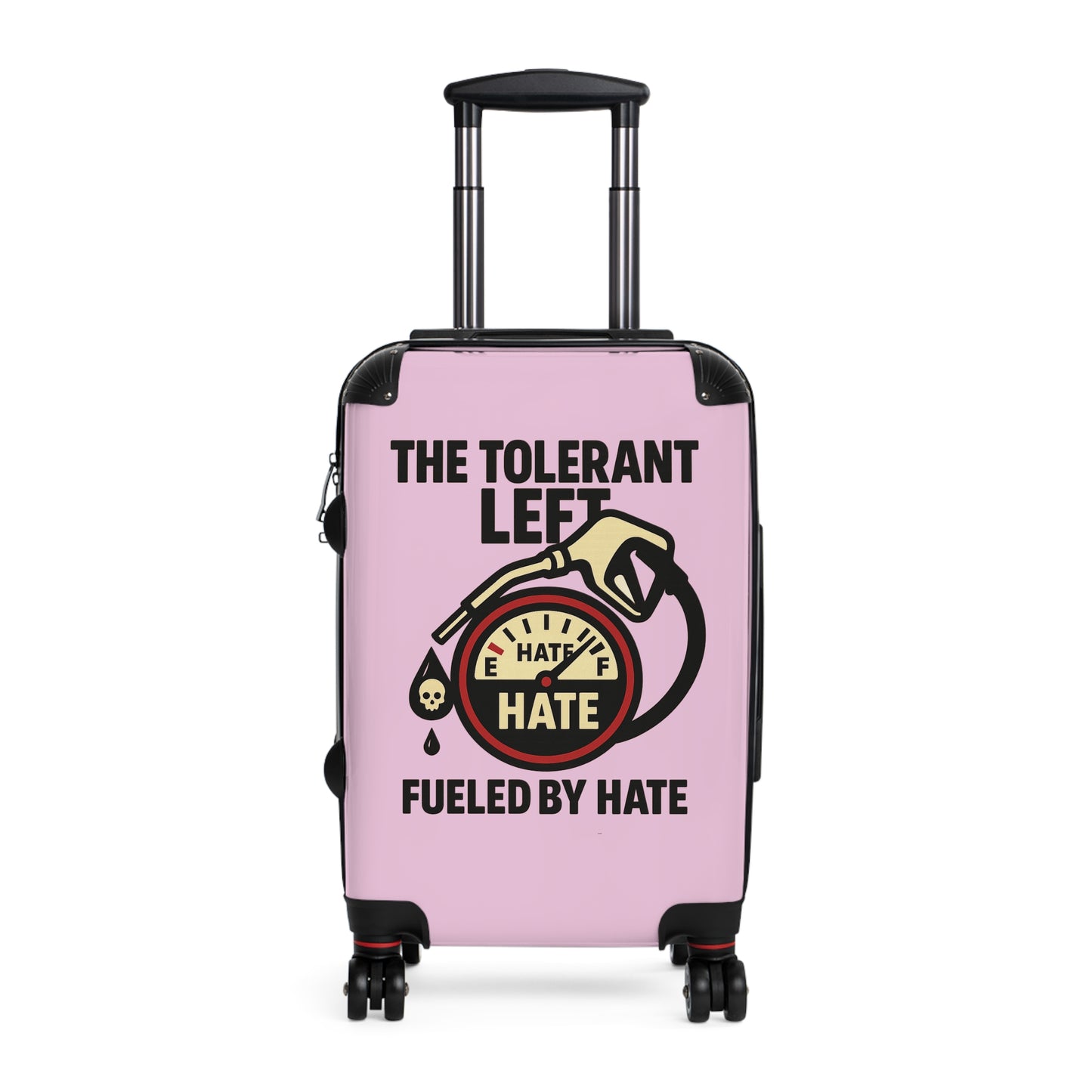 "The Tolerant Left", Suitcase (Abbey Veil Pink)