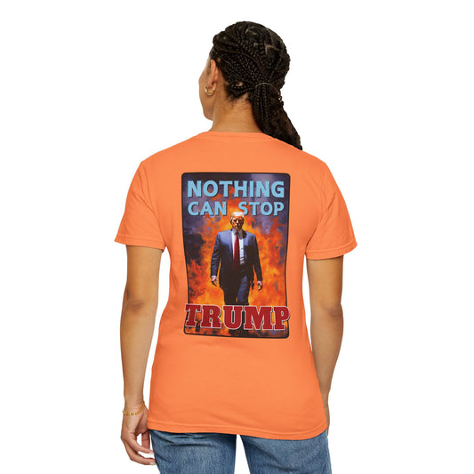 "Nothing Can Stop Trump", Unisex T-shirt (Light Colors)