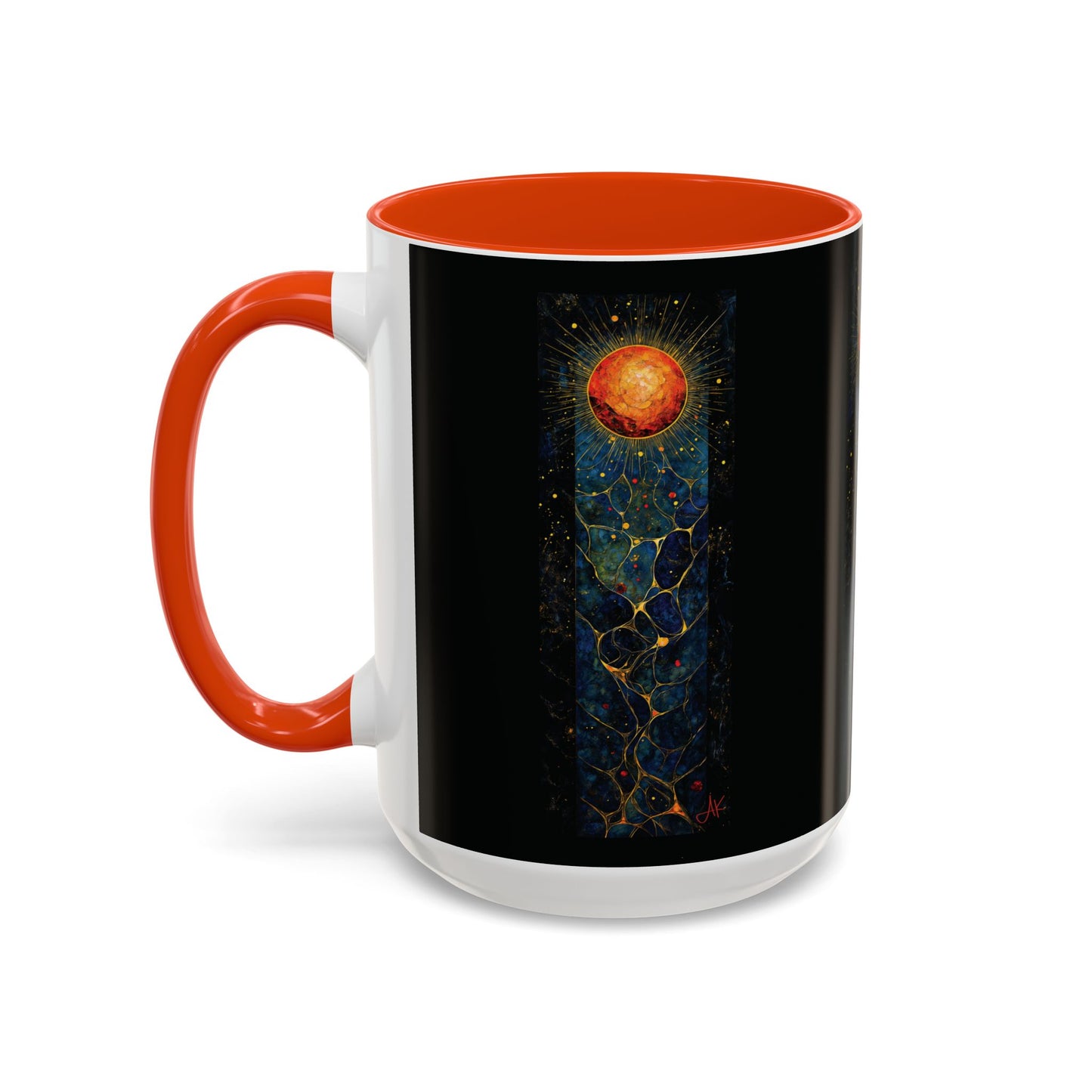 "The Living Light (John 8:12)", Colorful Mugs (11oz, 15oz)
