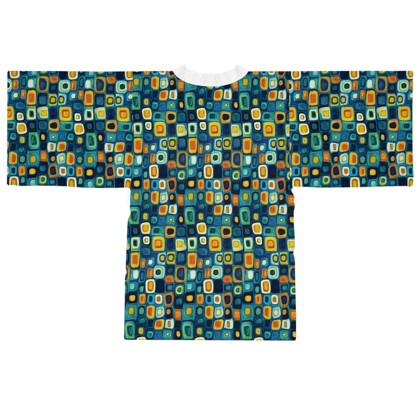 "Soul Mosaic", Long Sleeve Kimono Robe