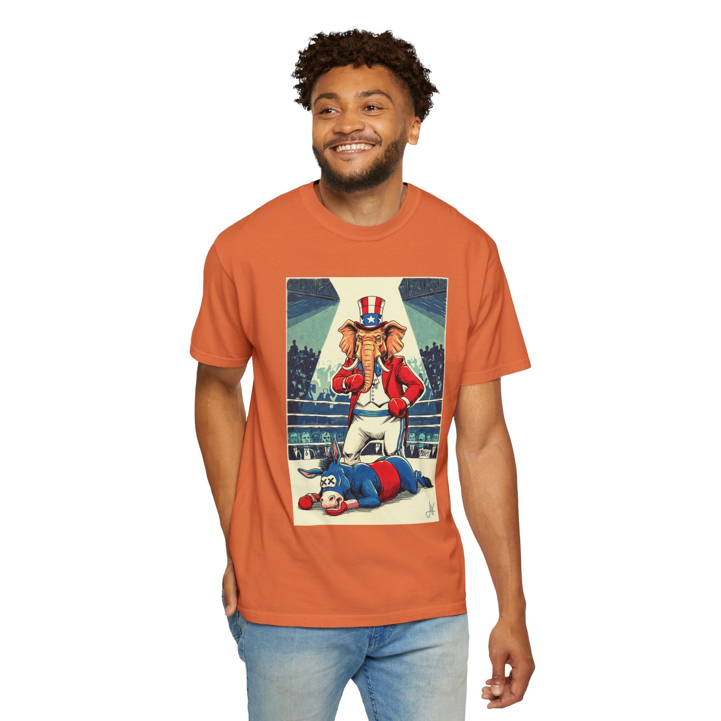 "Brutal Woke Knockout 2024", Unisex T-shirt (Dark Colors)
