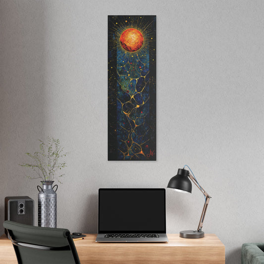 "The Living Light (John 8:12)", Stretched Classic Canvas Fine Art Print