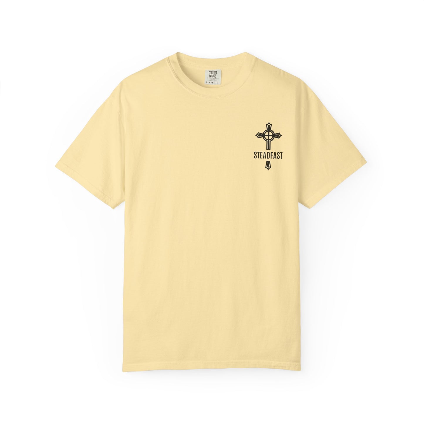 "Steadfast Cross in Black", Unisex T-shirt