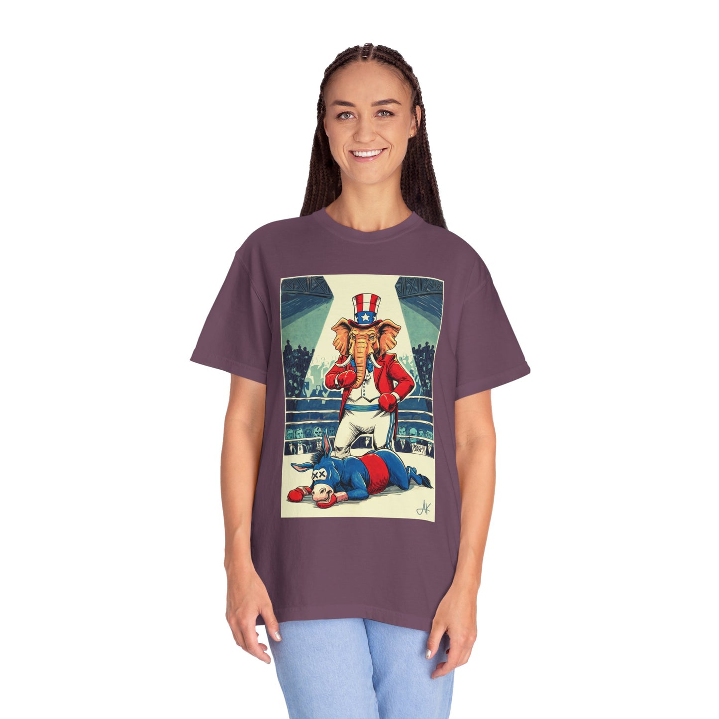 "Brutal Woke Knockout 2024", Unisex T-shirt (Dark Colors)
