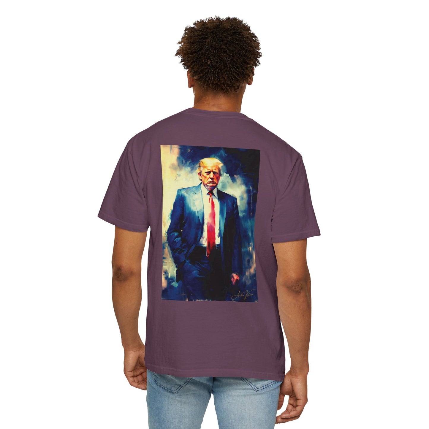 "Trump Portrait No. 6", Unisex T-shirt (Dark Colors)