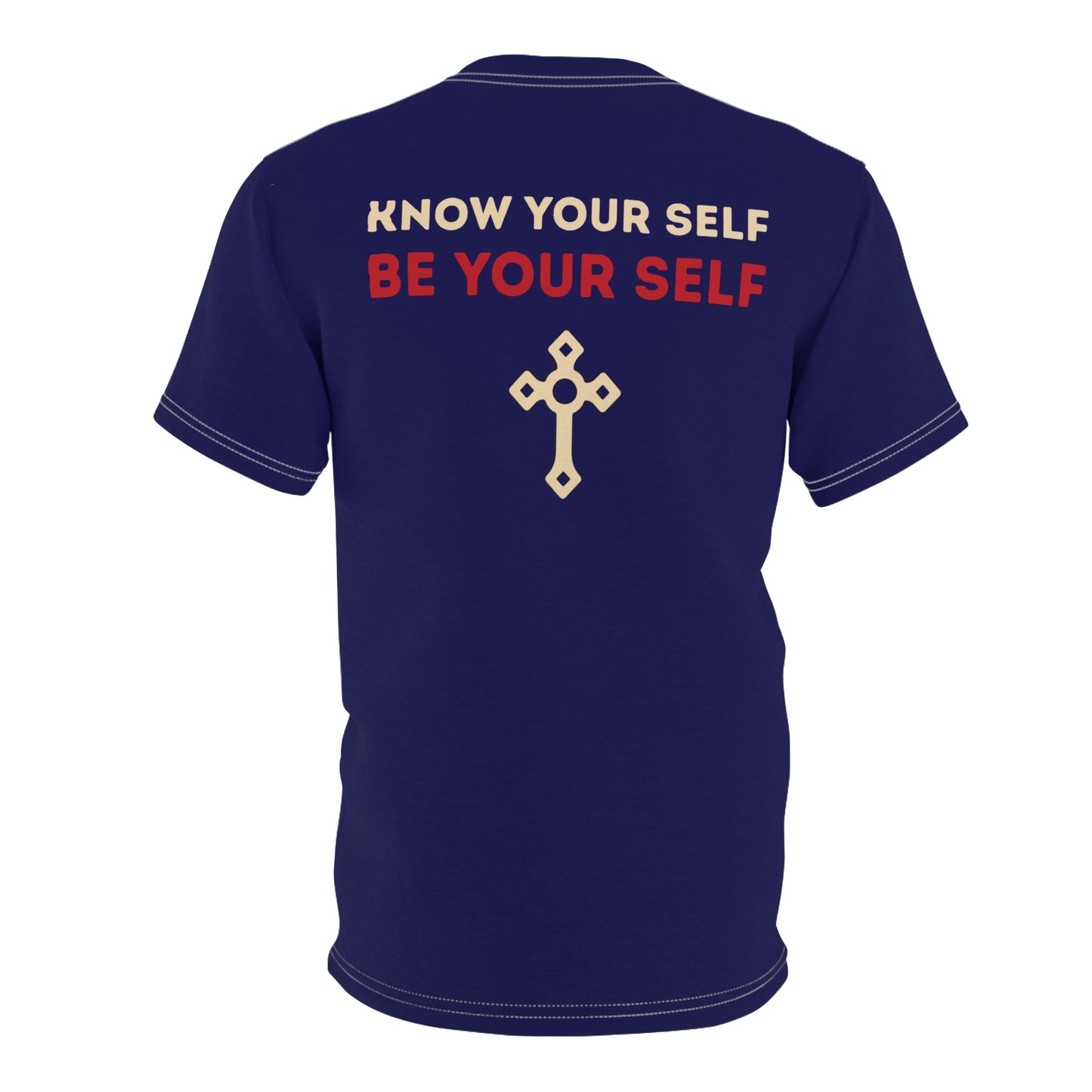 "Know Your Self", Unisex T-shirt (Obsidian Blue)