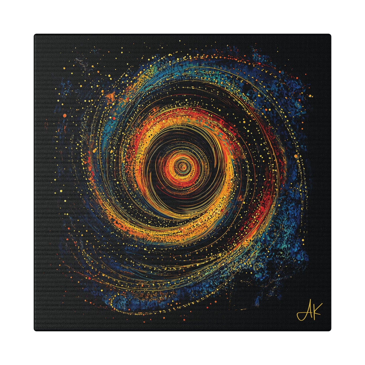 "Galactic Spiral", Stretched Classic Canvas Fine Art Print