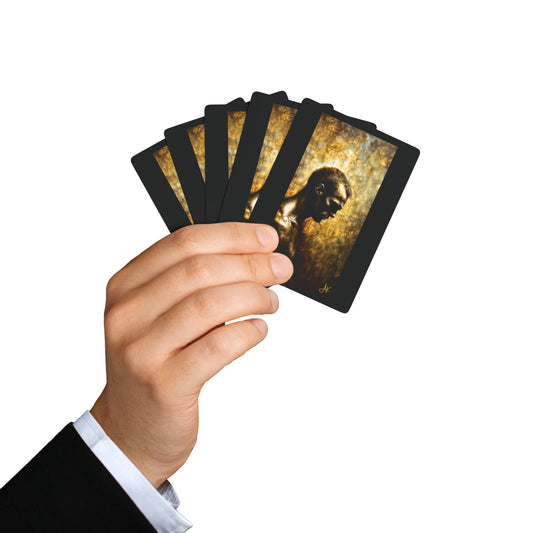 "Darkness Lifting", Fine Art Playing Cards (Void Black)