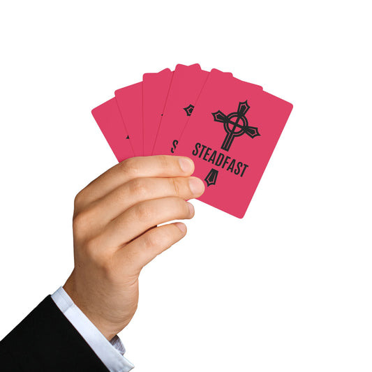 "Steadfast Cross", Christian Playing Cards (Rose)