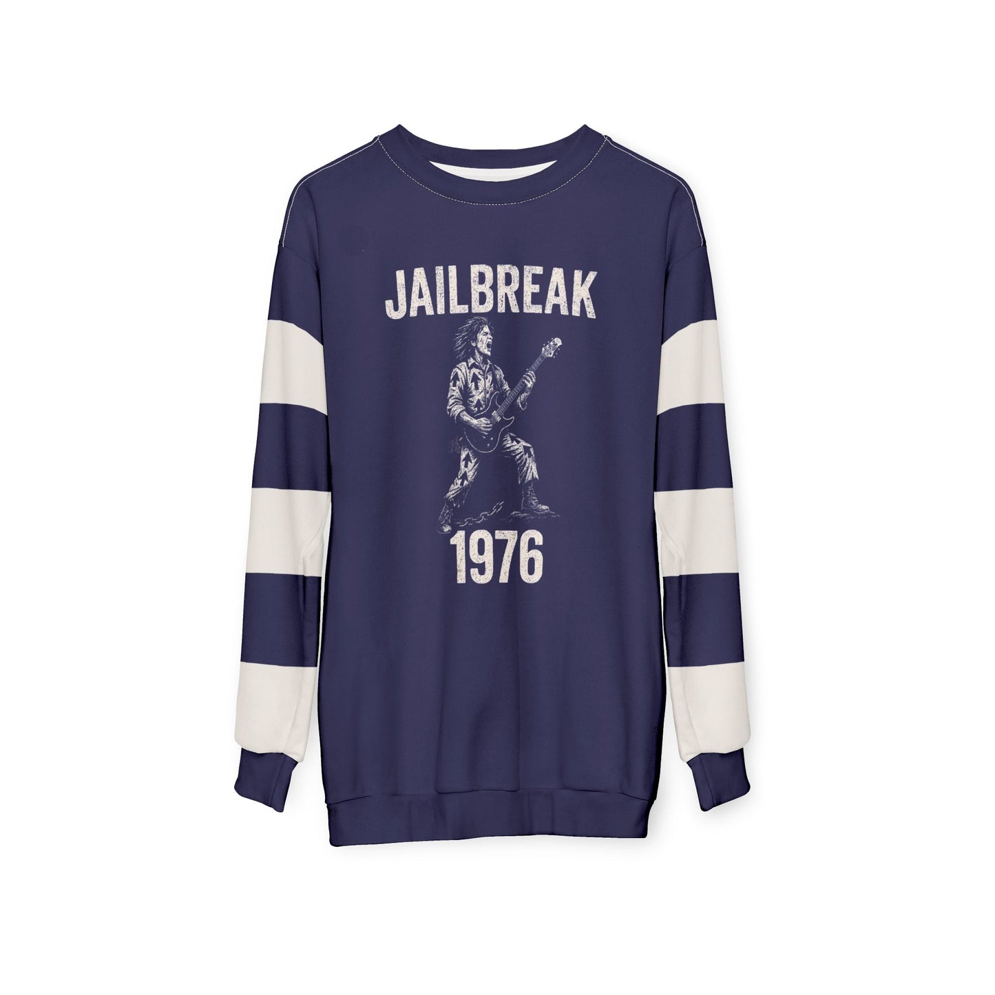 "Jailbreak 1976", Unisex Sweatshirt (Obsidian Blue)