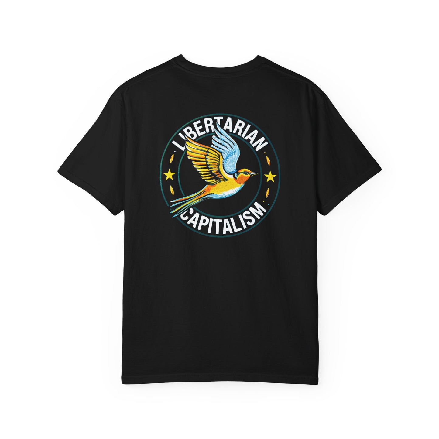 "Libertarian-Capitalism", Unisex T-shirt (Black)