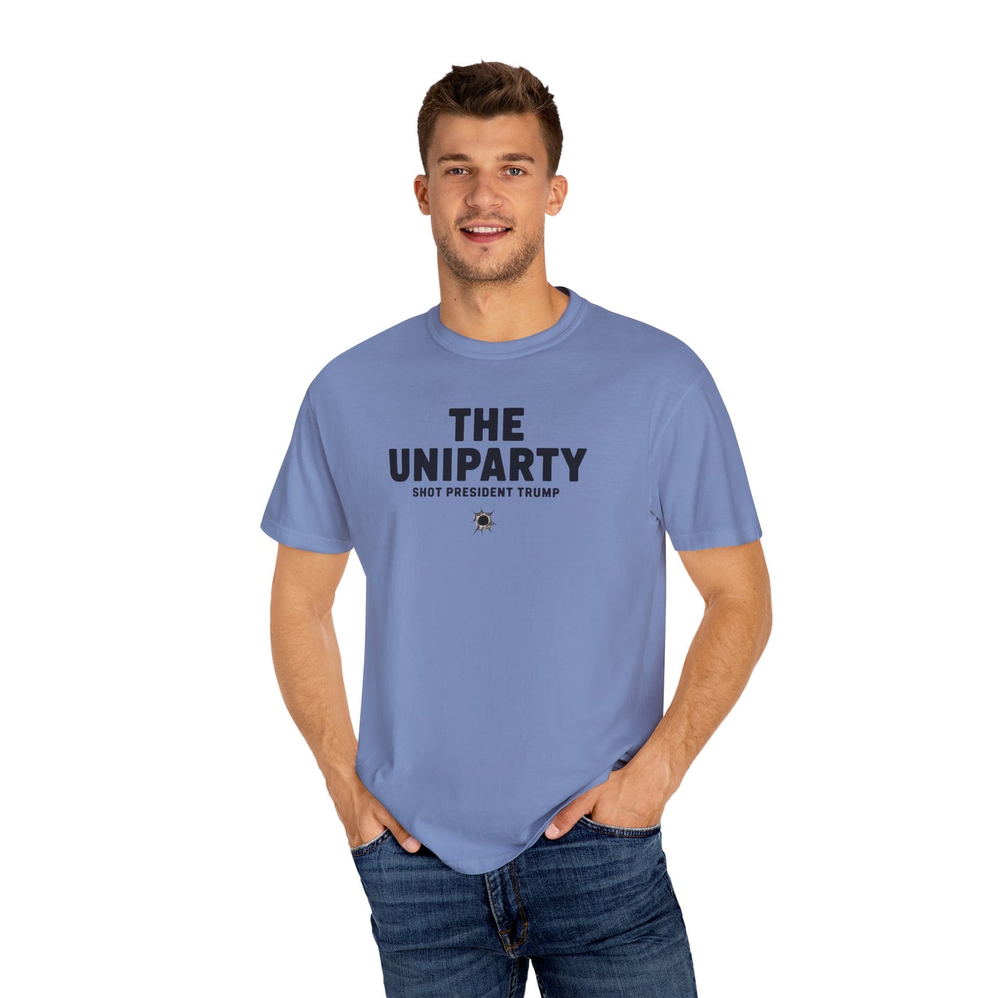 "The Uniparty Shot President Trump" #02, Unisex T-shirt