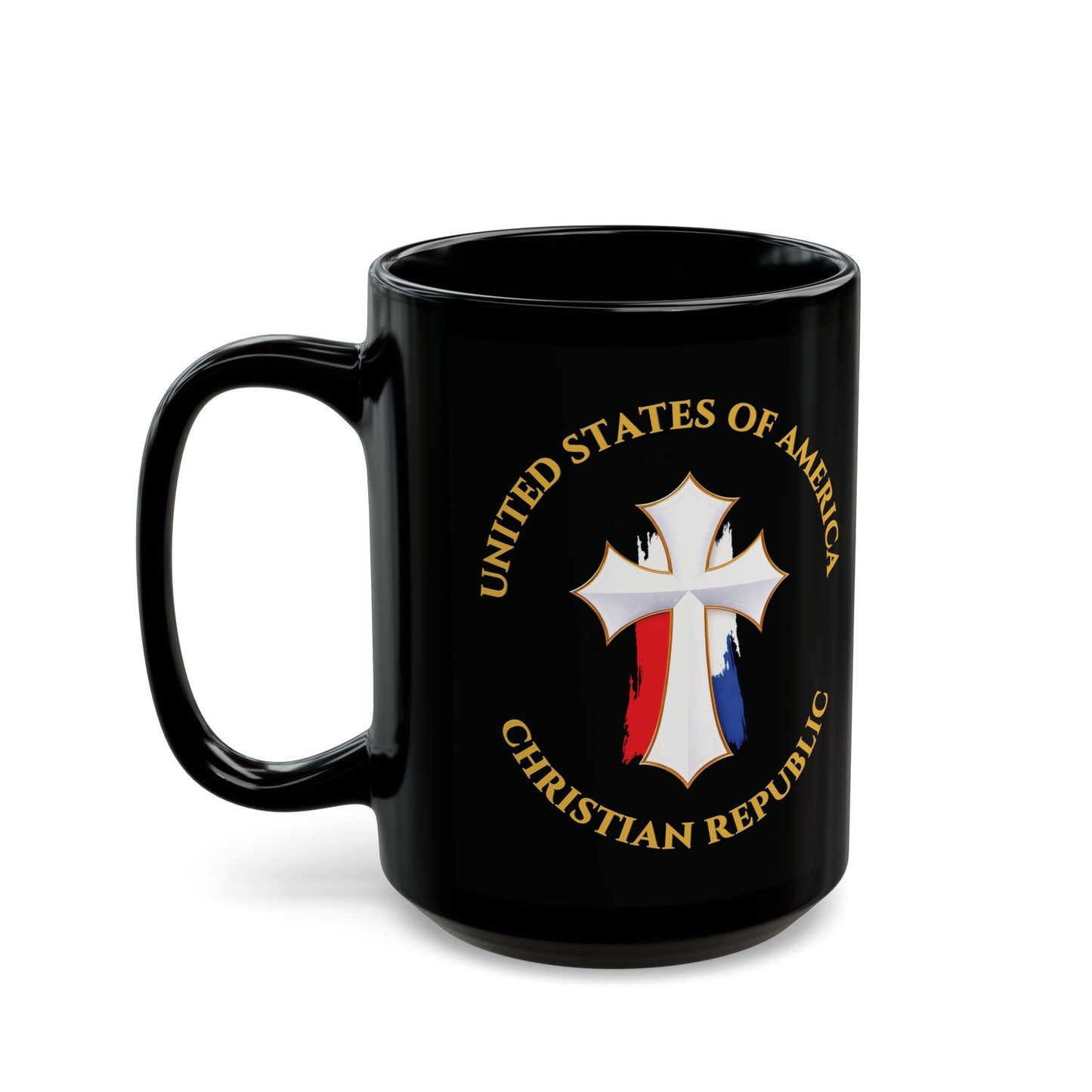 "USA Christian Republic" #12, Black Mug (11oz & 15oz)