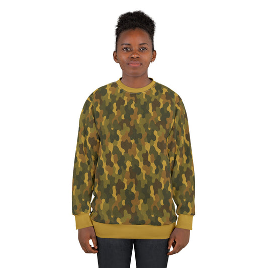 "SASR Day-Ops Camouflage", Unisex Sweatshirt (SASR Yellow Cuffs and Collar)
