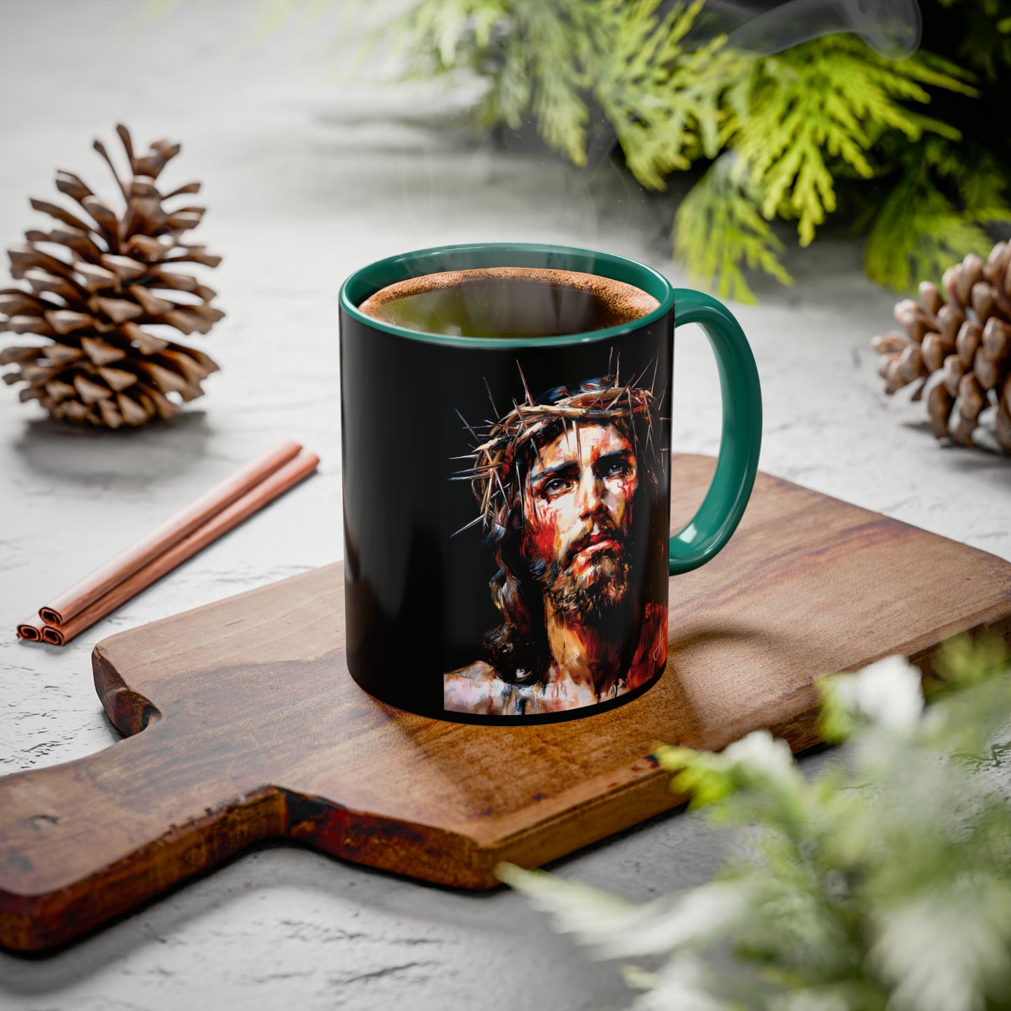 "Crown of Thorns", Colorful Mugs (11oz, 15oz)