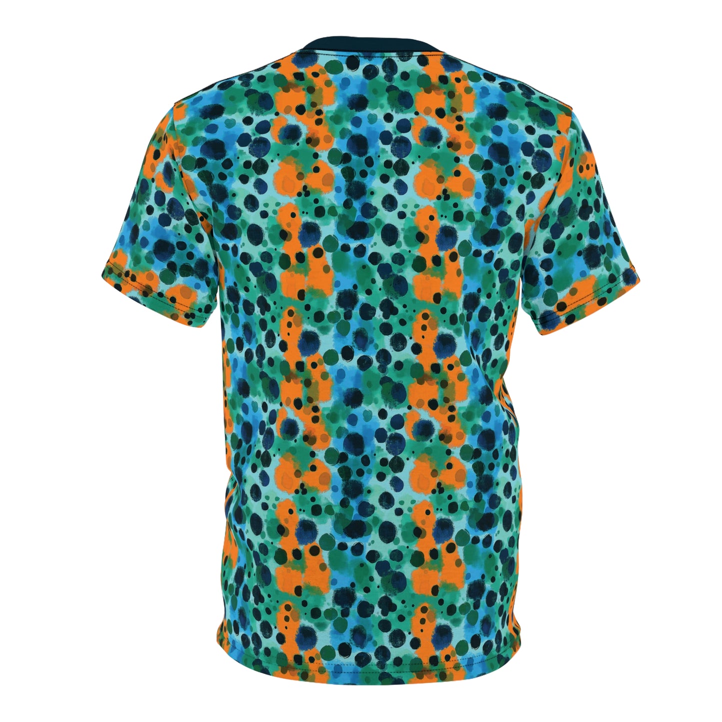 "Midnight Coral", Unisex Tee (Atlantic Storm Blue)