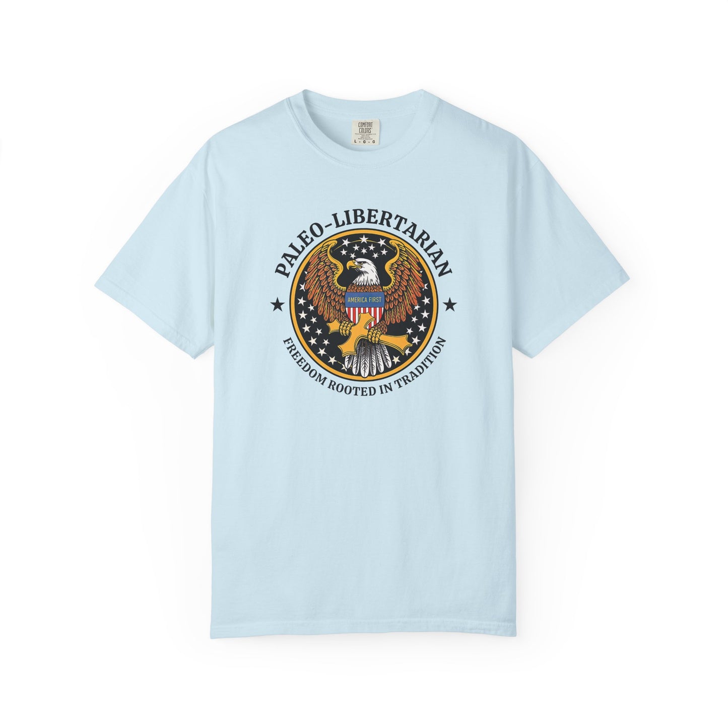 "Paleo-Libertarian" #01, Unisex T-shirt (Light Colors)