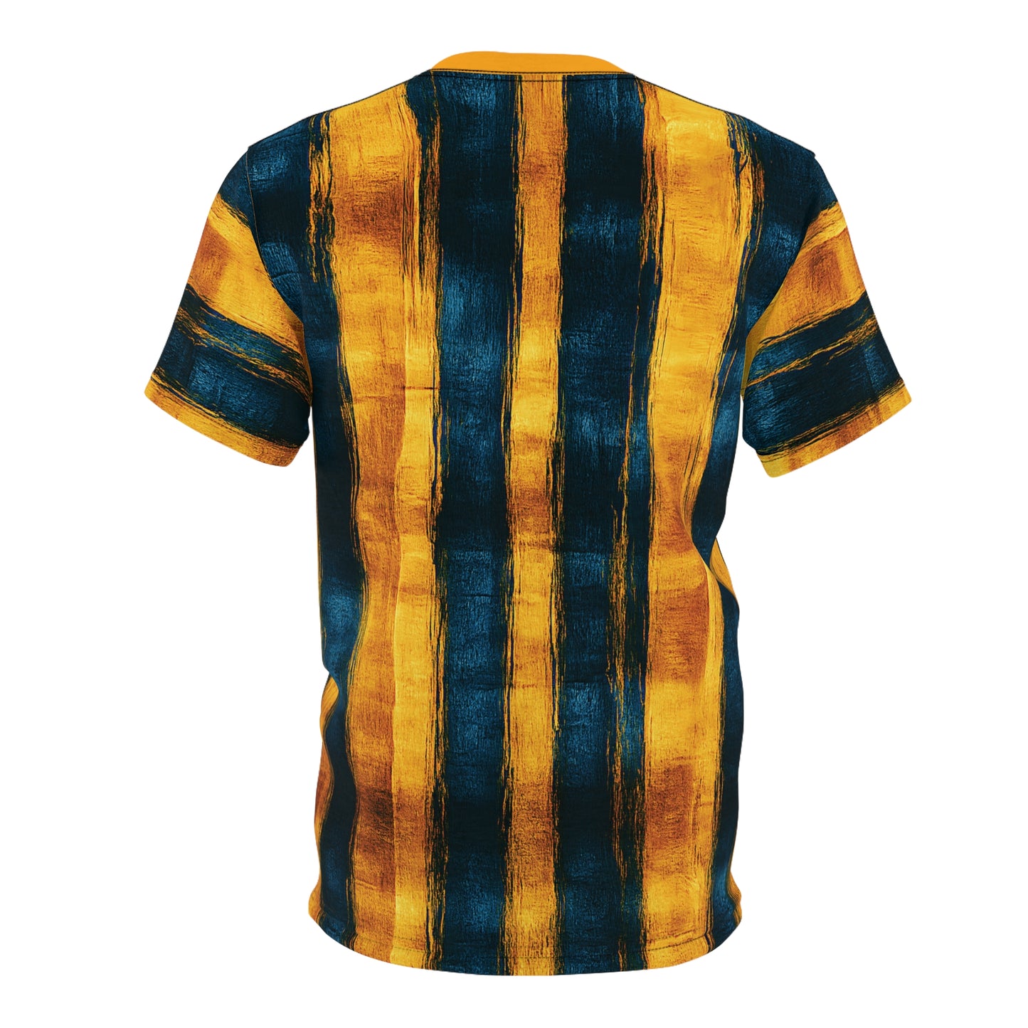 "Paleo Wolf Clan", Unisex Tee (Deep Golden Yellow Collar)