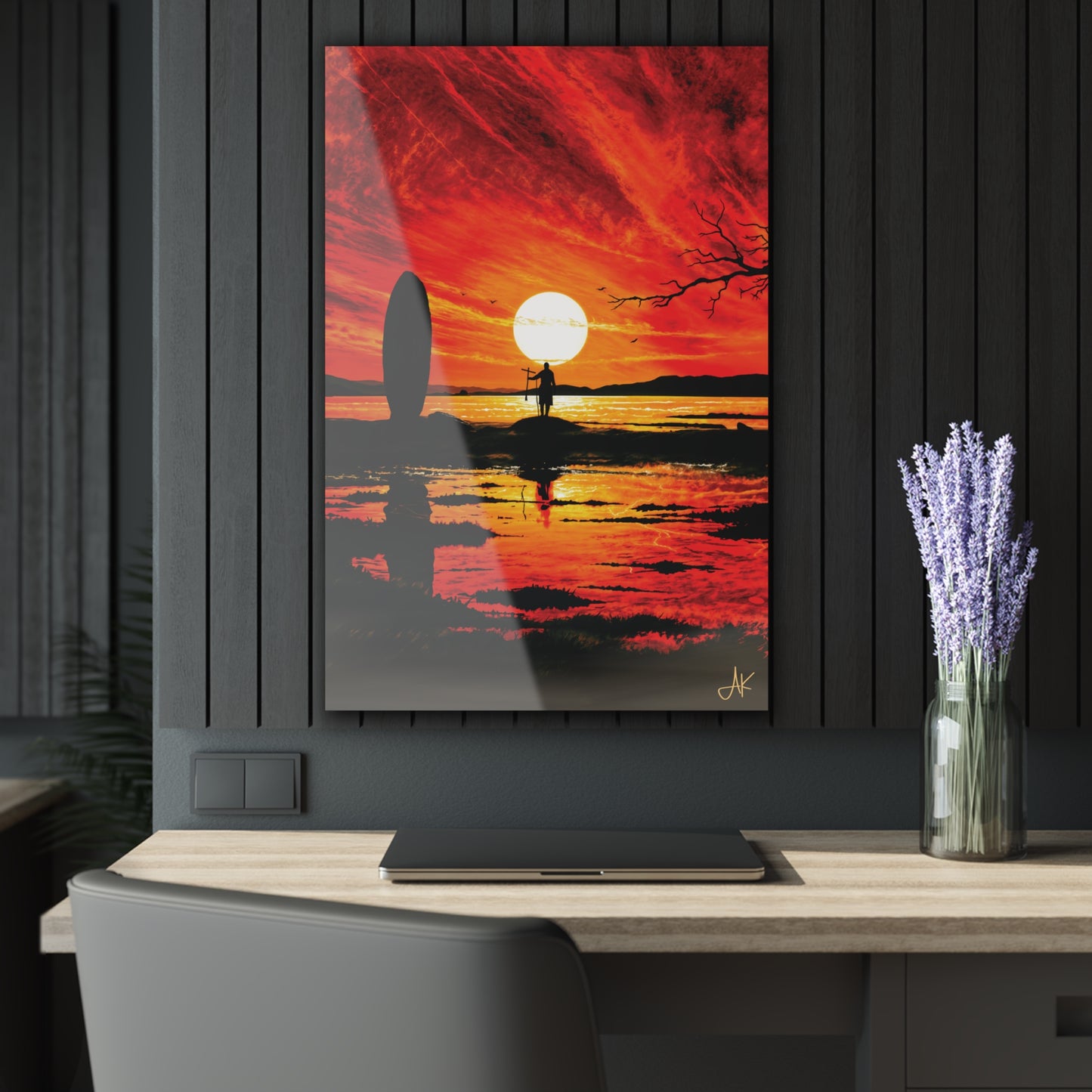 "The First Mission (St. Columba)", Fine Art Acrylic Wall Prints (French Cleat Hanging)