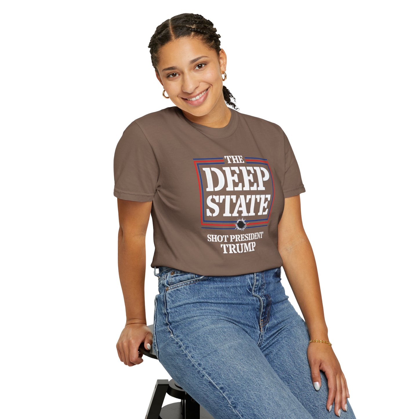 "The Deep State Shot President Trump" #01, Unisex T-shirt