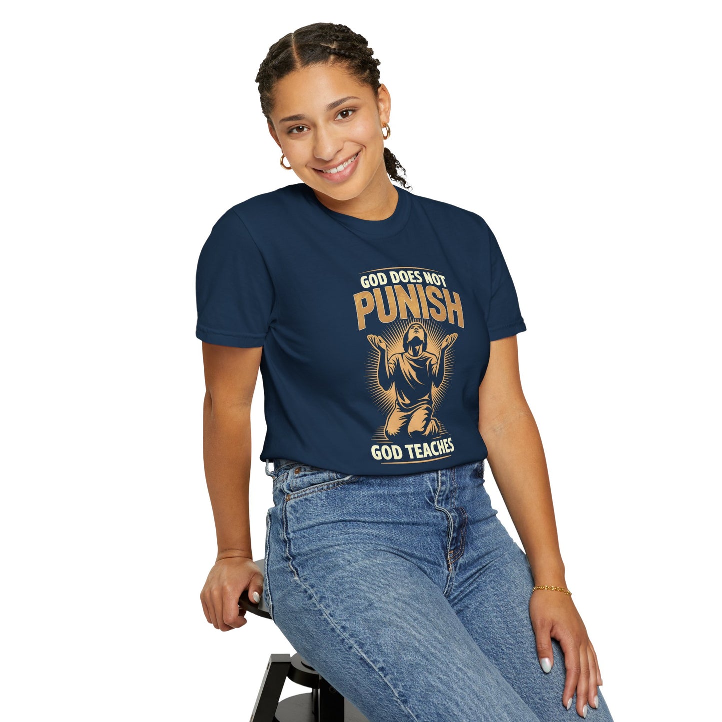 "God Does Not Punish - God Teaches" #02, Unisex T-shirt