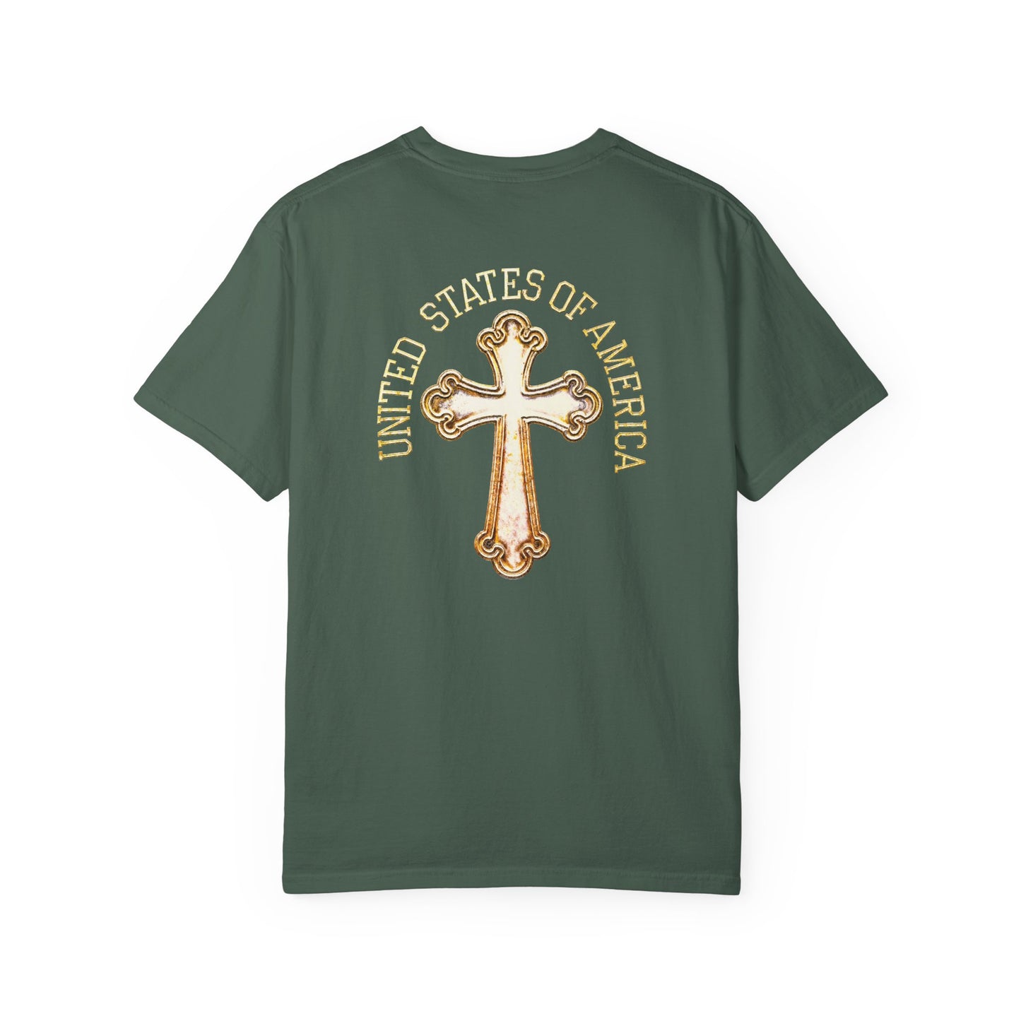 "USA Gold Cross", Unisex T-shirt