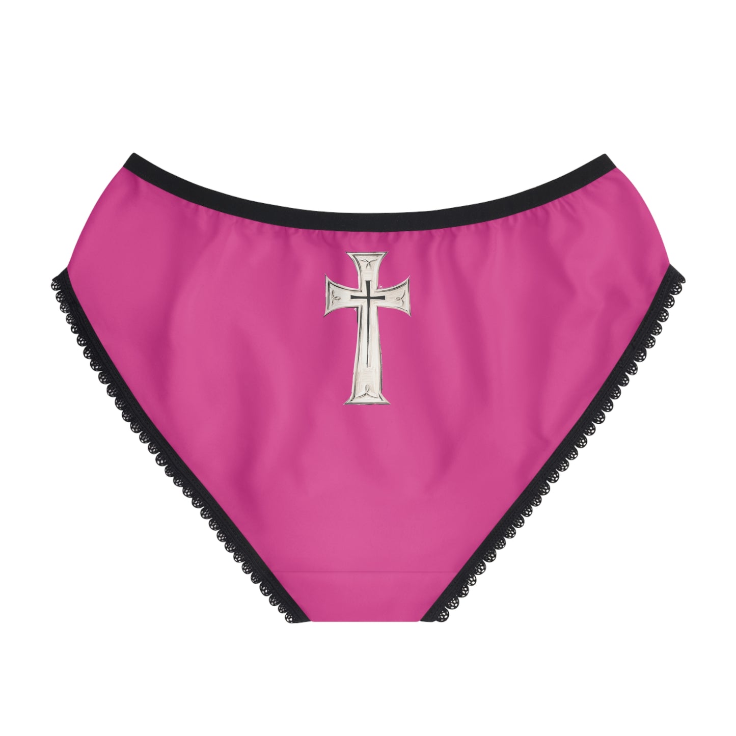 "First Darkness Then Comes Light" #02, Women's Briefs (Spicy Pink)