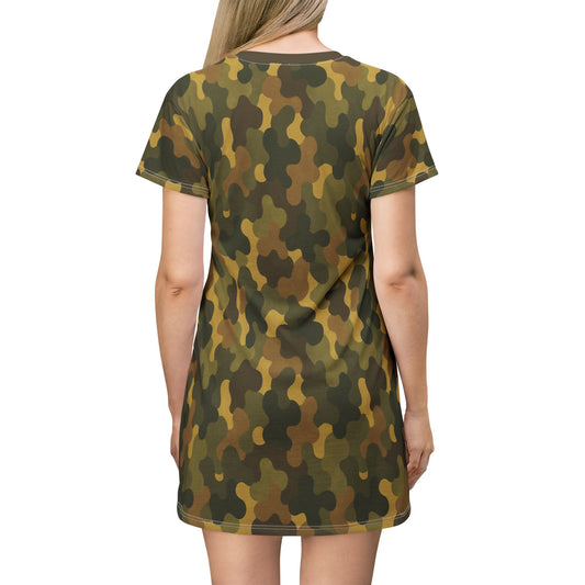 "SASR Day-Ops Camouflage", T-Shirt Dress (SASR Brown Collar)