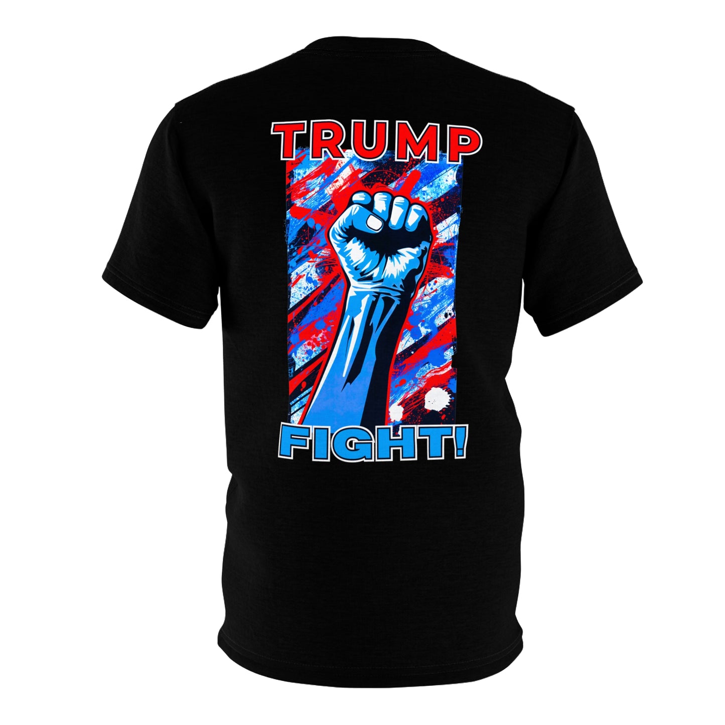 "TRUMP FIGHT!", Unisex T-shirt (Black)
