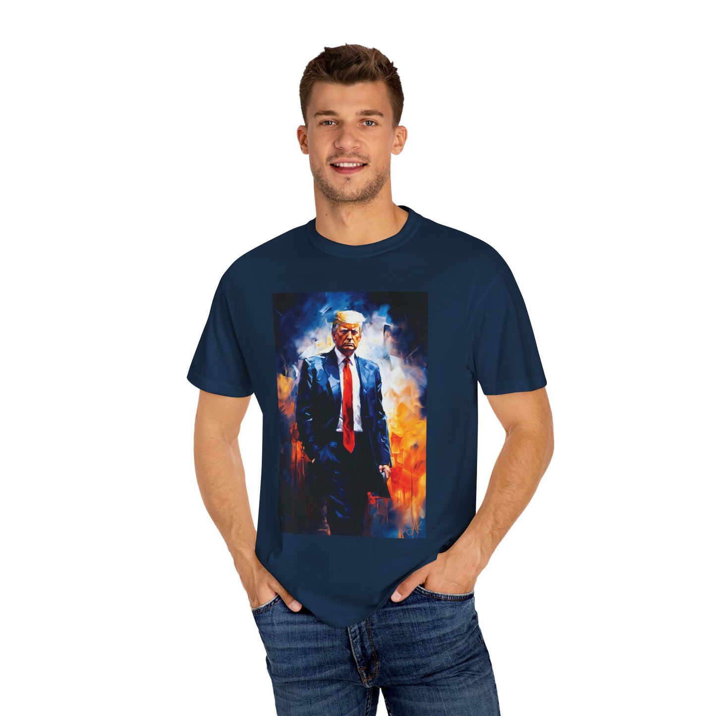 "Trump Portrait" #22, Unisex T-shirt (Dark Colors)