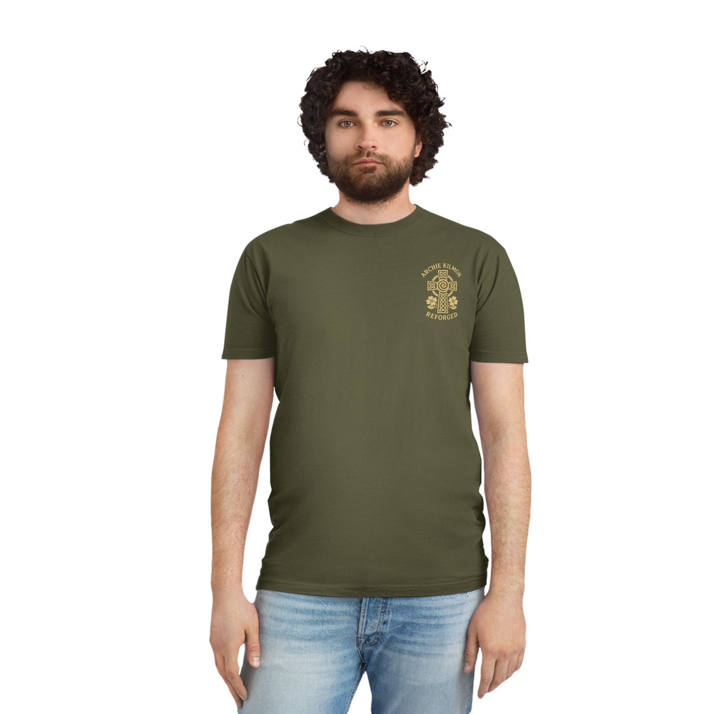 "Archie Kilmor Cross - Reforged", Unisex Faded Shirt