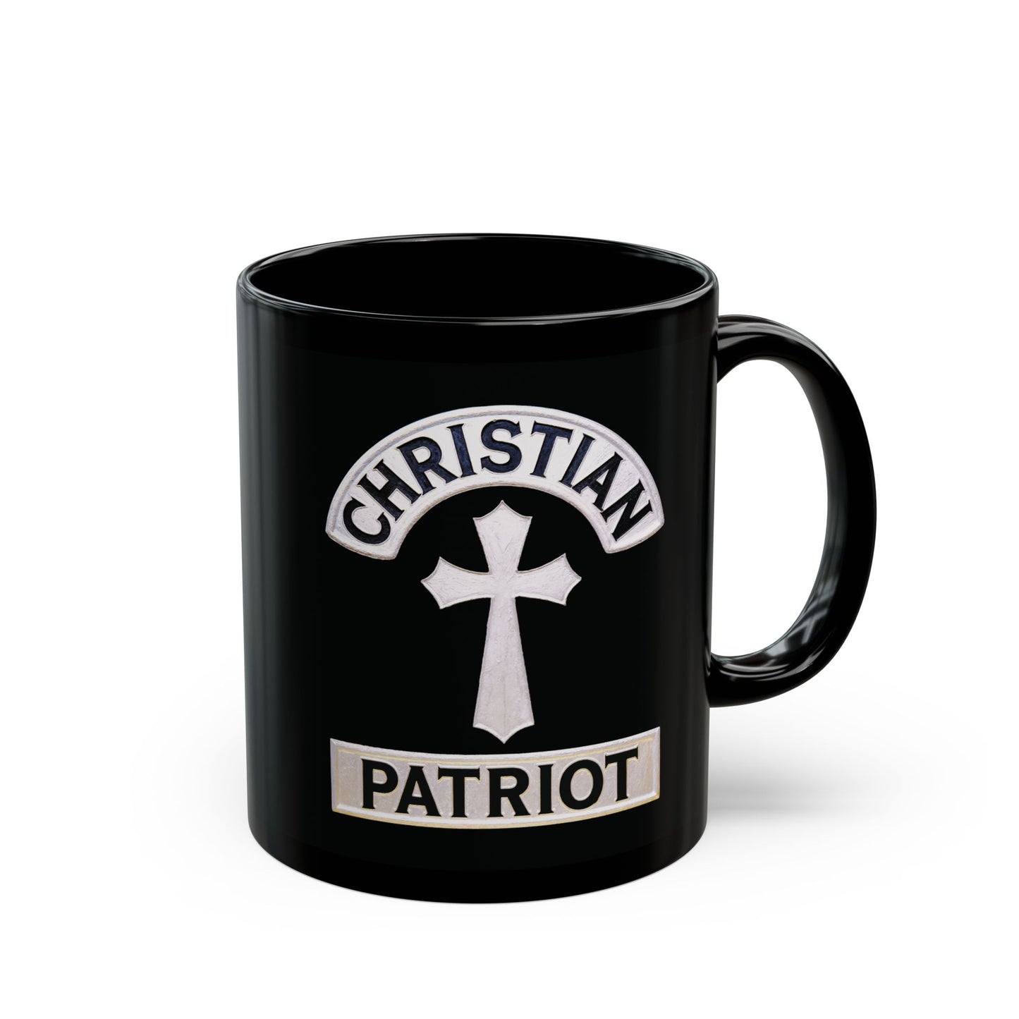 "Christian Patriot" #01, Black Mug (11oz & 15oz)