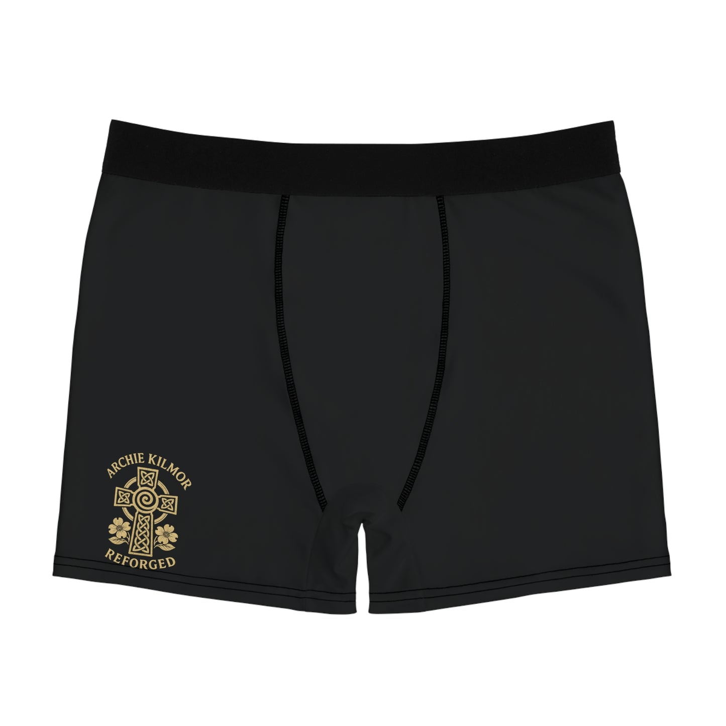 "Archie Kilmor Cross - Reforged" #01, Men's Boxer Briefs (Moonless Black)