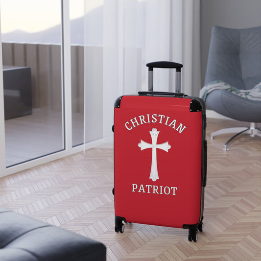 "Christian Patriot" #04 Suitcases (Cherry Red)