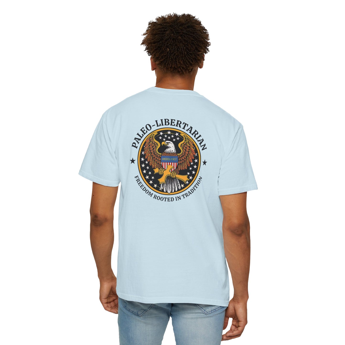 "Paleo-Libertarian" #01, Unisex T-shirt (Light Colors)