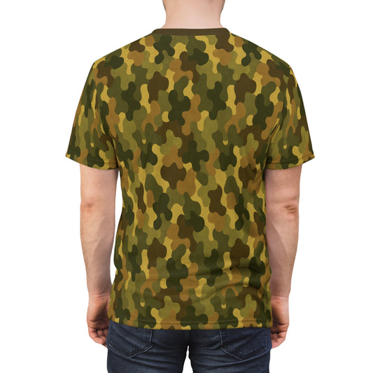 "SASR Day-Ops Camouflage", Unisex Tee (SASR Brown Collar)