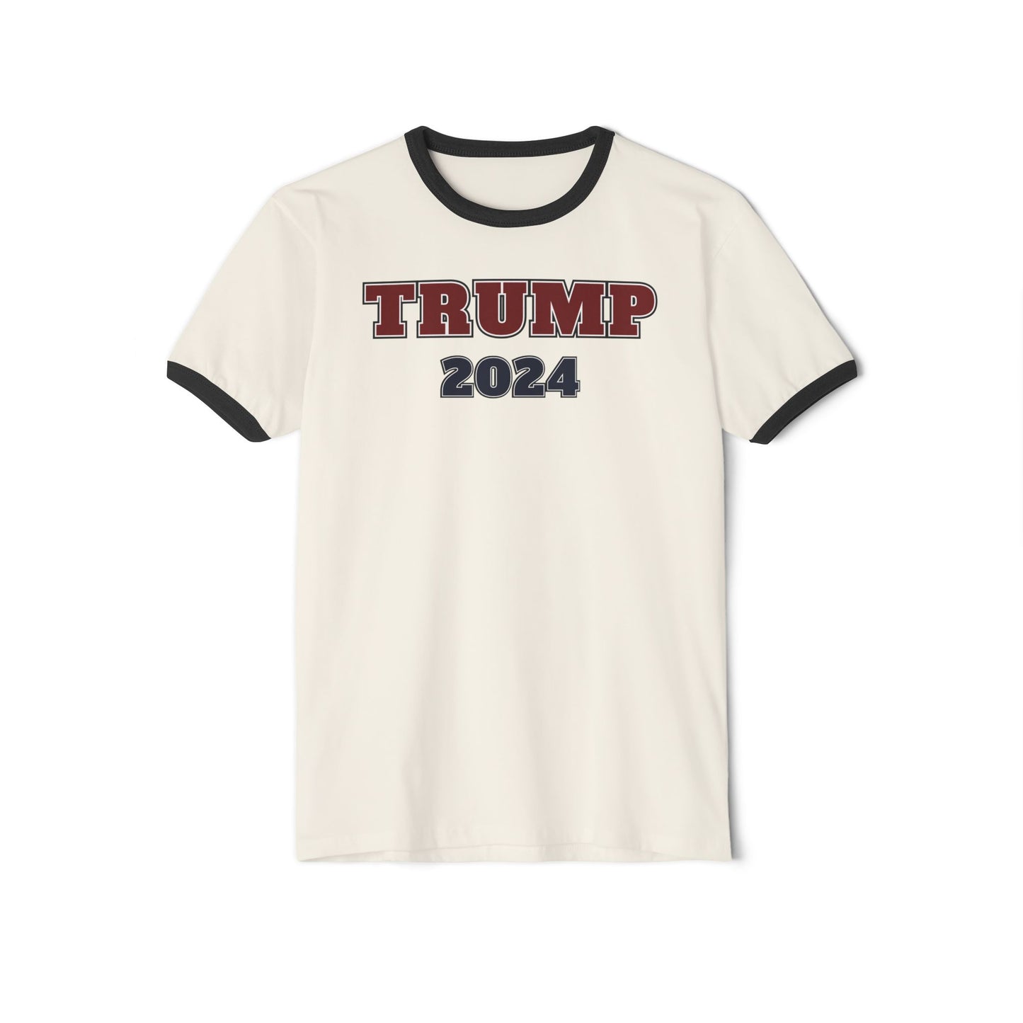 "TRUMP - 2024", Unisex Cotton Ringer T-Shirt - Historical Collectible