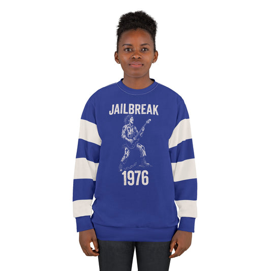 "Jailbreak 1976", Unisex Sweatshirt (Patriot Blue)