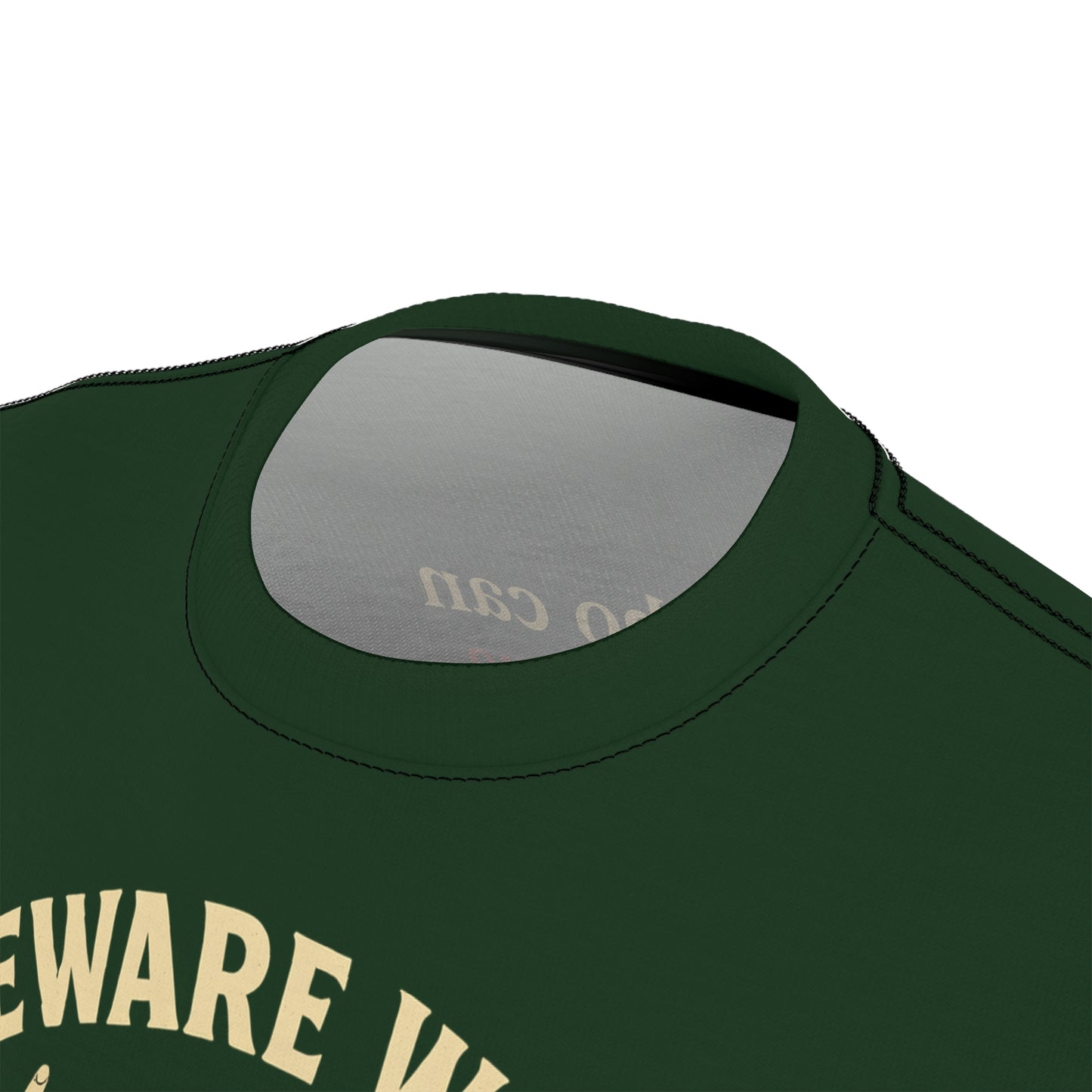 "Beware Woke - Voltaire", Wearable Art Unisex T-shirt (Mireleaf Green)