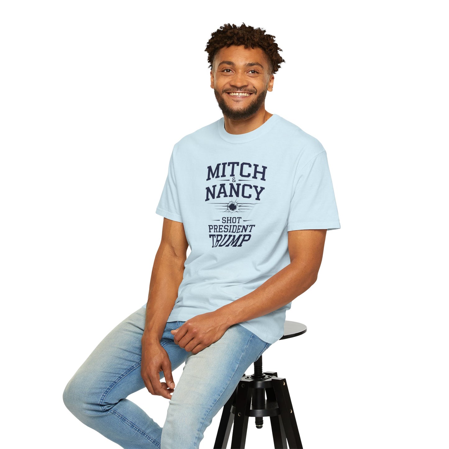 "Mitch & Nancy Shot President Trump", Unisex T-shirt