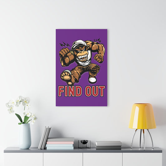"Find Out", Acrylic Wall Prints (French Cleat Hanging) (Vesper Violet)